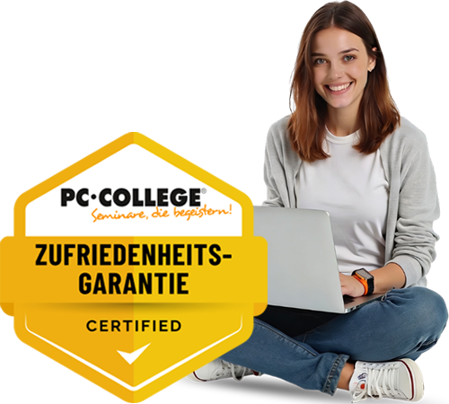 Logo Zufriedenheitsgarantie für alle Seminare